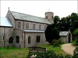 [St Mary, Sedgeford. Three generation of Sally's Waggs lived in Sedgeford in the 1700s before Sally and her parents returned here in the late 1950s. Sedgeford has fascinating history going back to the iron age.]